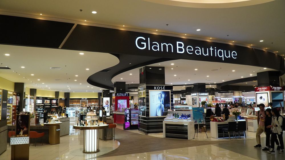Diện mạo mới của khu vực Glam Beautique– thiên đường mua sắm cung cấp toàn diện nhu cầu của khách hàng.